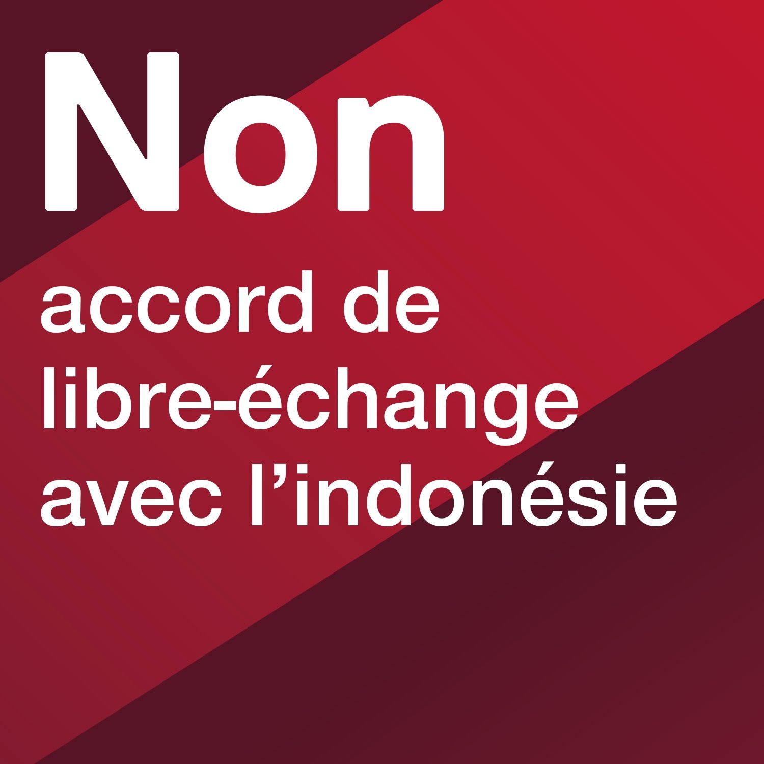 Le libre-échange avec l’Indonésie, un objet important pour les 99 % et l’environnement 